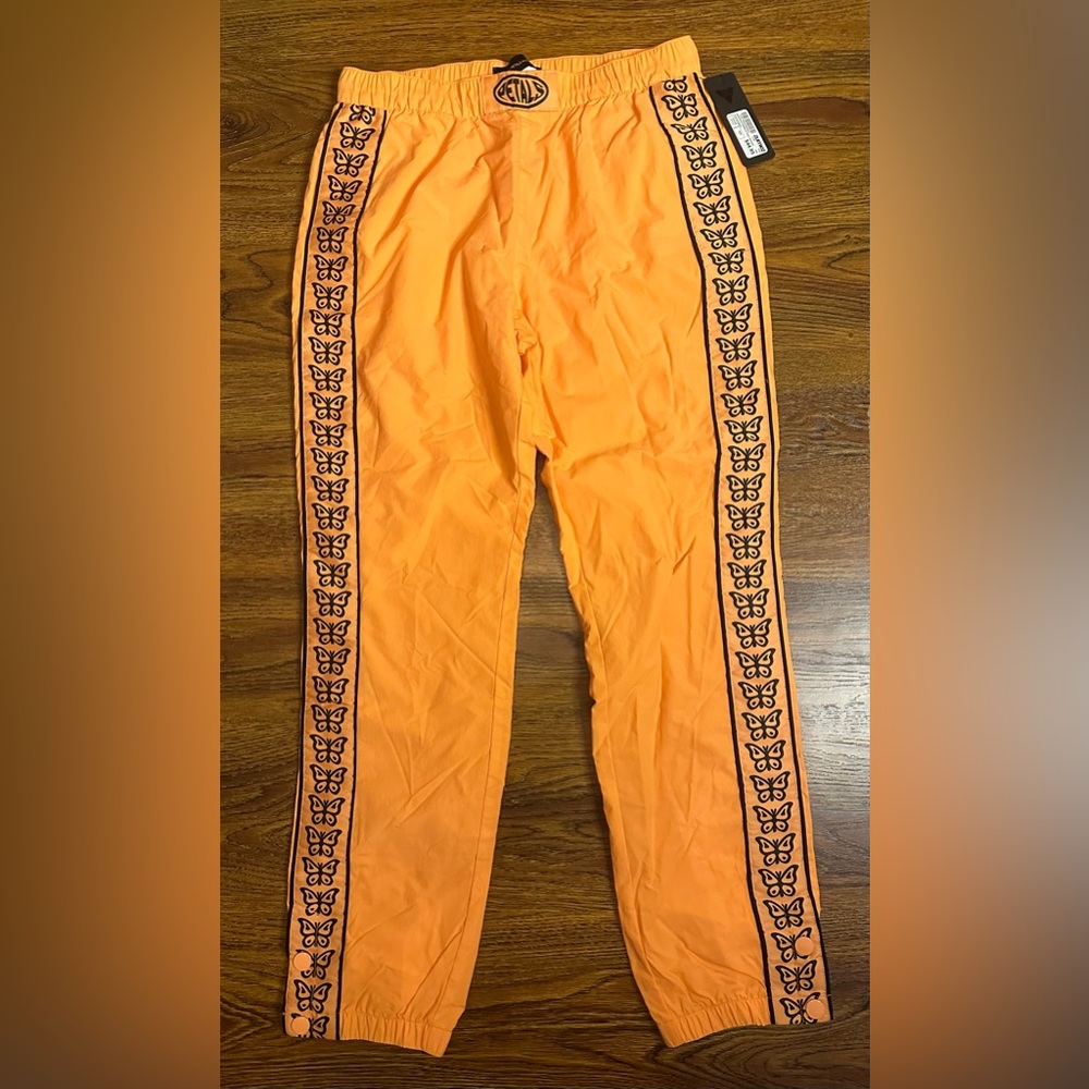 Petals By Petals & Peacocks (from Zumiez) Orange Cargo Pants, Size Small